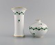 Two Herend vases in hand-painted porcelain. Mid 20th century.
