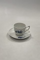 Royal Copenhagen Juliane Marie Mocca Cup and Saucer No 12042