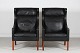 Børge Mogensen
Wingback Chairs 2204
with black leather