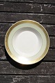 Dagmar with gold Danish porcelain, small deep plates 21.5cm