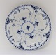 Royal Copenhagen. Blue Fluted, half lace. Dinner plate. Model 577. Diameter 24,5 
cm. (1 quality)