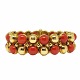 Antik 
Damgaard-
Lauritsen 
presents: 
Hans 
Hansen, Karl 
Gustav Hansen; 
A bracelet in 
14k gold with 
corals #458