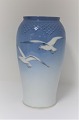 Bing & Grondahl. Seagull with gold. Vase. Model 203. Height 21 cm. (2. quality)