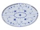 Blue TraditionalPlatter with pierced border 33.5 cm.