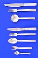 Georg Jensen  Bernadotte  silver cutlery for 6 persons