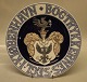 B&G Porcelain Fanny Garde plate Coat of arm of  the ...