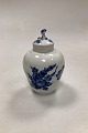 Royal Copenhagen Blue Flower Curved Vase with Lid No 1684