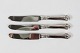 Saxon/Saksisk Silver CutleryLunch knives with long ...