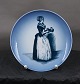 B&G Denmark  plate with motif "la Serveuse" from 
painting by Jean-Etienne Liotard, Switzerland.