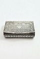 Lundin Antique presents: Austria's silver box. Length 8.2 cm. Width 5.4 cm. Produced 1813.