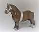 Lundin Antique presents: Bing & Gröndahl. Porcelain figure. Belgian Brewer's Horse. Model 2234. Length 31 cm. ...