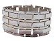 Antik K 
presents: 
14 Carat 
white gold
Wide Block 
bracelet from 
1958-1973