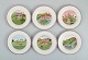 Villeroy & Boch, design Gérard Laplau.
A set of six porcelain plates.