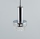 RAAK, The Netherlands. Designer lamp in chrome, plastic and clear glass.