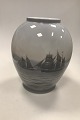 Royal Copenhagen Vase decorated with Ship motifs No. 1508/35B