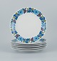 Paar, Bavaria, Jaeger & Co, Germany.
A set of six retro dinner plates in porcelain with a floral motif.