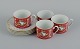 Rosenthal, a set of four pairs of coffee cups and matching saucers with 
Christmas motifs.