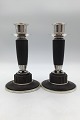 Danam Antik 
presents: 
Georg 
Jensen Sterling 
Silver Ebony 
Candlesticks 
No. 2011 (2)