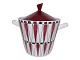 PicknickTall red lidded pot
