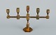 Gusum, Metallslöjd, brass candlestick - For five candles.
Swedish modernist design.