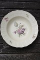 Frisenborg with gold rim Danish porcelain, soup 
plates 24.5cm