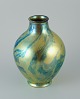 L'Art presents: Zsolnay, large ceramic vase, beautiful eusin glaze.