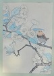 Ashikaga, Shizud (1917 - 1991) Japan: A Bird on a Branch.