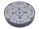 Antik K 
presents: 
Blue 
Fluted Half 
Lace
Large dinner 
plate 25.5 cm. 
#571