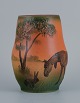 Ipsens Enke, vase with horse and hare.