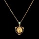 Georg Jensen; A necklace in 18k gold set with an opal #182