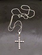 14ct. white gold cross