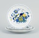 Copeland Spode, England, Bluebird.
Fire fajancetallerkner.