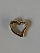 Heart pendant in 14 Karat gold and
Brilliant
Measures