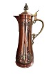 WMF Art Nouveau jug of copper and brass. Beautiful motifs with grapes.