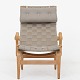 Roxy Klassik presents: Bruno Mathsson / DuxPernilla 2 - Lounge chair with new natural webbing, washed canvas ...