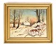 Painting, landscape with snow, 1930, 25.5x31
Great condition
