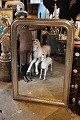 French 1800s Louis Philippe silver mirror with fine decorated silver frame with 
pearl edge...