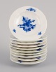 Royal Copenhagen, Blue Flower Angular, ten caviar bowls.