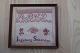 An old Sampler, handmade embroider, in the 
original frame
Measure incl. the frame: 30cm x 28cm
We have a large choice of samplers, embroider 
Please contact us for further information