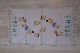 An old table cloth with the spring
With the flowers of spring handmade in embroidery 
made of cross stiches
Brings the spring inside
65cm x 40cm (excl. fringes)
In a good gondition
