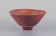 Carl Harry Stålhane (1920-1990) for Rörstrand, ceramic bowl in shades of brown.