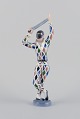 Bing & Grondahl. Porcelain figure of Harlequin. Designed by Ebbe Sadolin.