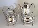 Evald Nielsen. Silver coffee-tea service (830) with grapes. Consisting of coffee 
pot, teapot, creamer and sugar bowl. Produced 1918 & 1919. A very nice set.
