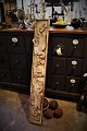 Decorative antique French 1700 / 1800s wooden panel in carved wood with some 
remnants of original old paint...
