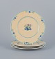 Villeroy & Boch, a set of four Castellina porcelain plates decorated with floral 
motifs.