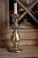 Large antique 19th century mouth-blown candlestick in ...