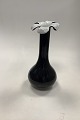 Glass Vase in Block and White from Italy