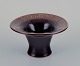 Hertha Bengtson (1917-1993) for Rörstrand, ceramic vase with glaze in brown 
shades.