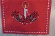 An old table cloth for the christmas
With the christmas as handmade embroidery made of 
cross stiches
Brings the christmas inside
63cm x 23cm 
In a good condition
