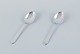 Georg Jensen Pyramide, a set of two dinner spoons in sterling silver.